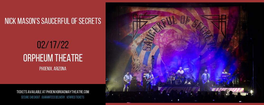 Nick Mason's Saucerful of Secrets [CANCELLED] at Orpheum Theatre