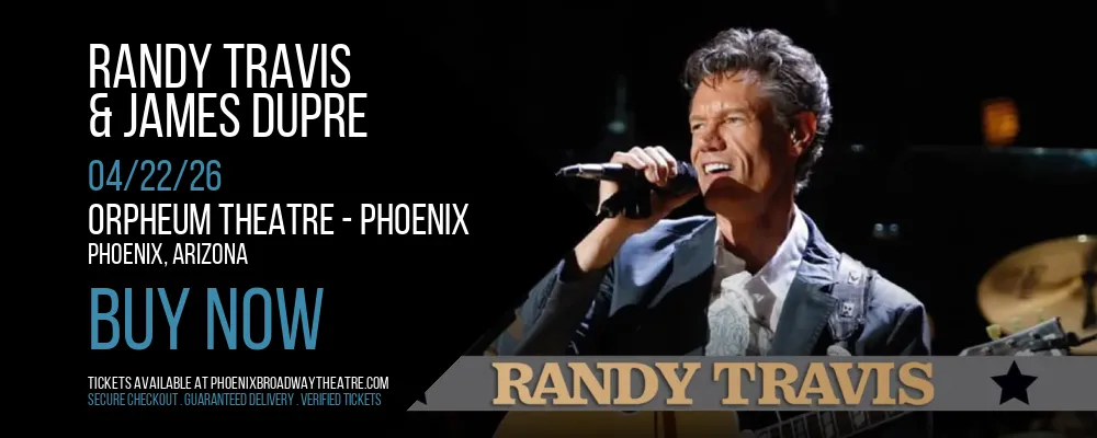 Randy Travis & James Dupre at Orpheum Theatre